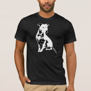 T-shirt preto & branco de Pitbull