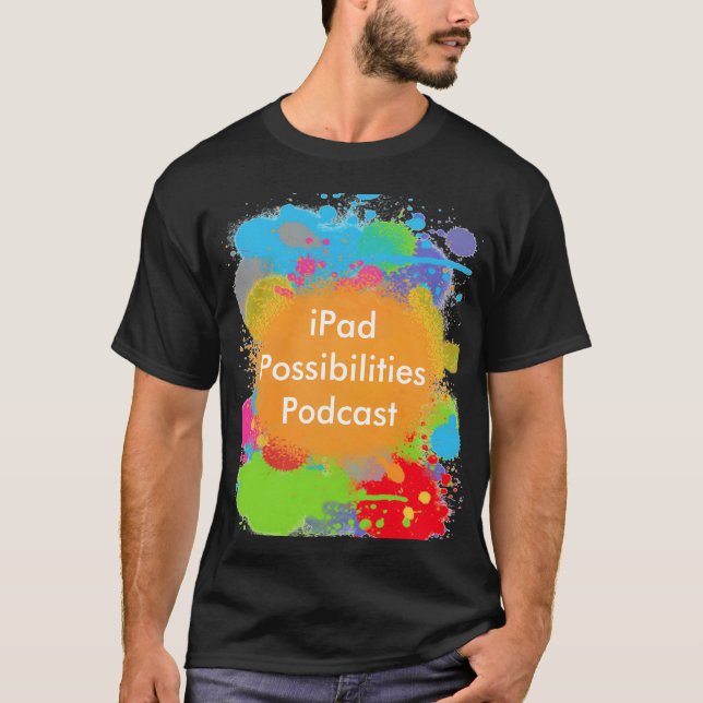 T-shirt preto da IPP - versão masculina (Frente)