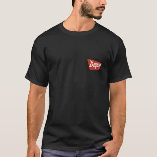 T-shirt preto de Dayton - rhombus