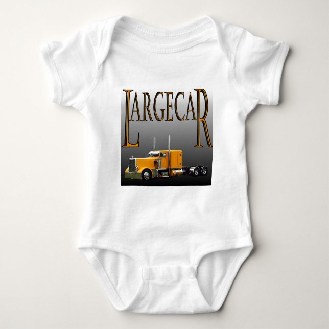 T-shirt Preto de Largecar (Frente)