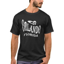 T-shirt preto de Orlando Florida
