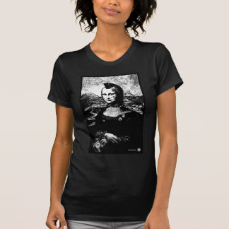 T-shirt Preto de Wm do Mohawk de Mona