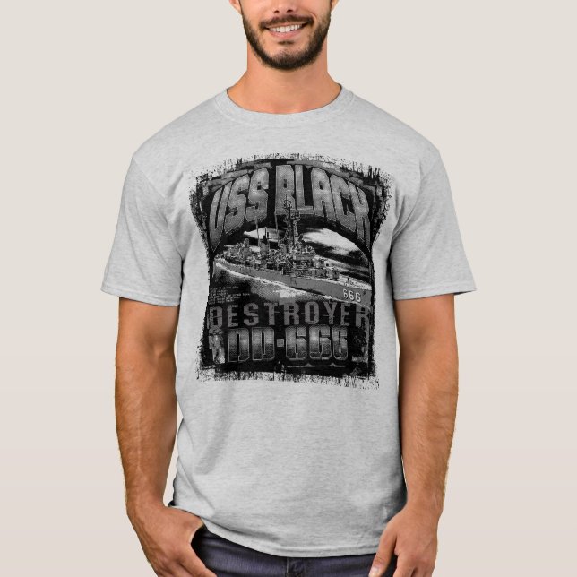T-Shirt Preto do Destroyer (Frente)