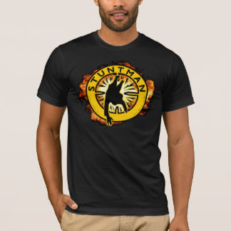 T-shirt preto do dublê