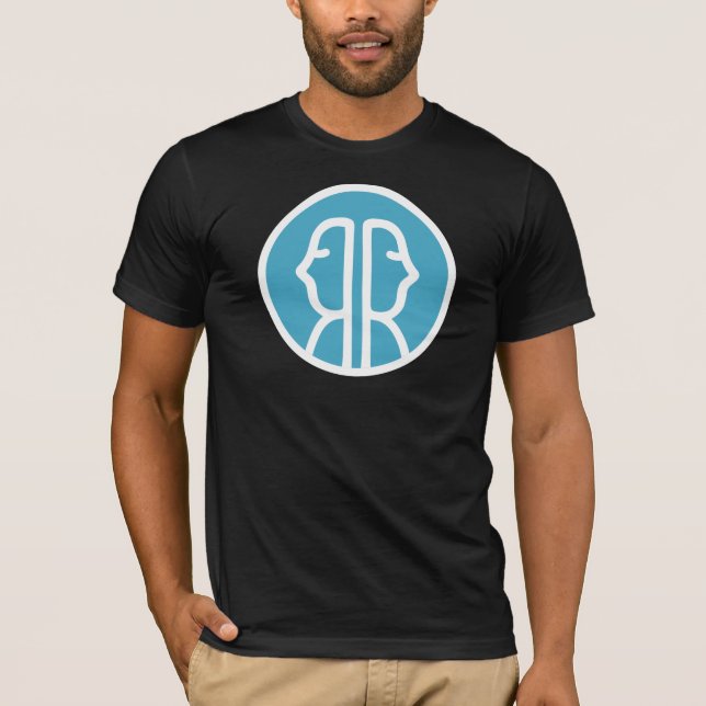 T-shirt preto do Irrelationship dos homens (Frente)