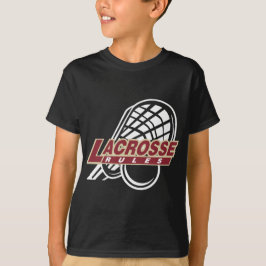 T-shirt preto do Lacrosse