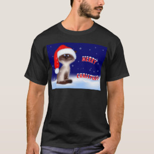 T-shirt preto do Natal