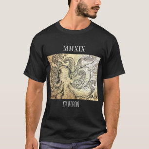 T-shirt preto do polvo