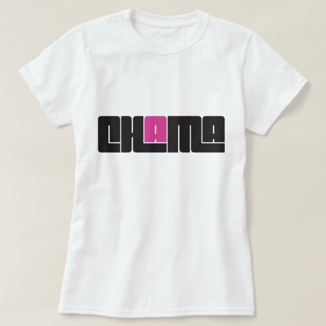 T-Shirt preto e rosa (Frente do Design)