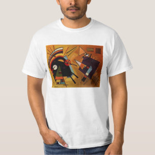 T-shirt preto e violeta de Kandinsky