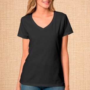 T-Shirt Preto Elegante/Personalizar