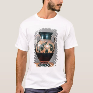 T-shirt Preto-figura amphora que descreve Ajax e Achilles,