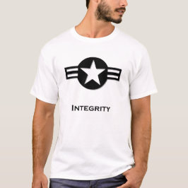 T-shirt preto Integridade EUA