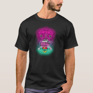 T-shirt preto - orgulhoso de meu trabalho