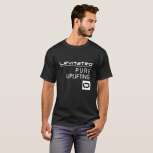 T-shirt preto V6 da emoção dos homens do LEV