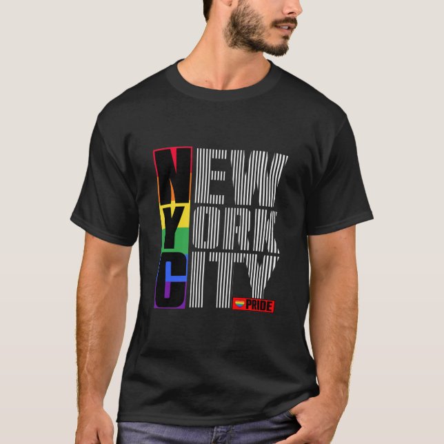 T-shirt Pride New York Design (Frente)