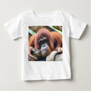 T-SHIRT PRIMATE DO CRIANÇA ORANGATANG