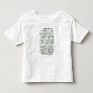 T-shirt Primeira página 'do La Vida es Sueno