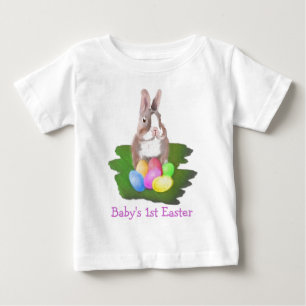 T-shirt Primeira Páscoa do bebê