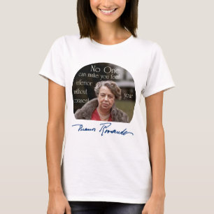 T-shirt Primeira senhora de Eleanor Roosevelt do mundo