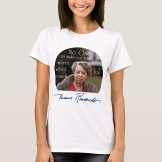 T-shirt Primeira senhora de Eleanor Roosevelt do mundo