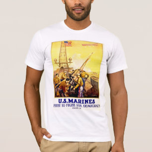 T-shirt Primeiro a lutar pela democracia