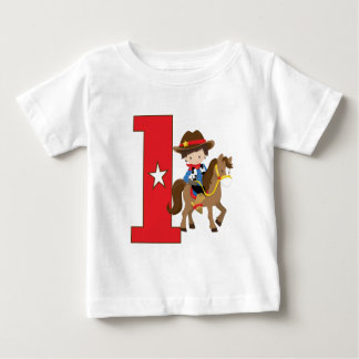 T-shirt Primeiro aniversario Cowboy