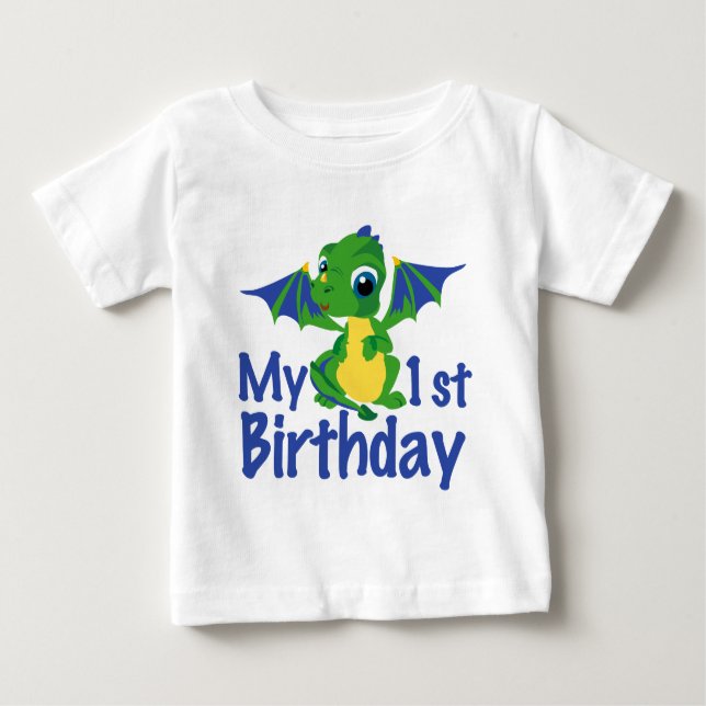 T-shirt Primeiro aniversario Dragon (Frente)