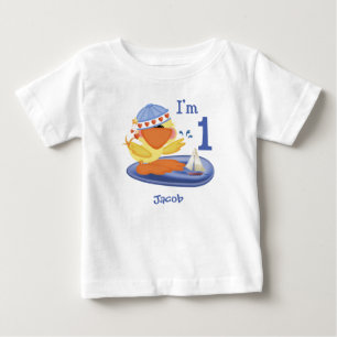 T-Shirt primeiro aniversario Ducky Boy