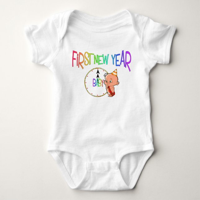 T-shirt Primeiro ano novo (Frente)