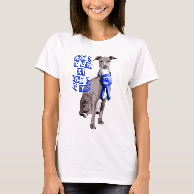 T-shirt Primeiro Cachorro Italiano (Frente)