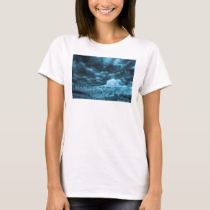 T-shirt Primeiro plano de gelo azul, Islândia