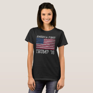 T-shirt Primeiro trunfo 16 do americano feminino