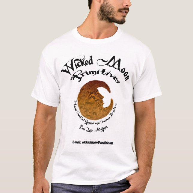 T-shirt Primitivos maus da lua (Frente)