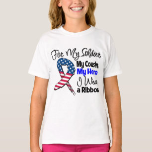 T-shirt Primo - meu soldado, minha fita patriótica do