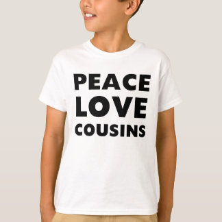 T-shirt Primos do amor da paz