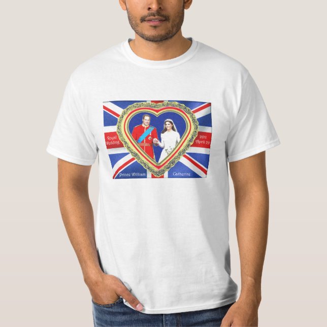 T-shirt Prince William e Catherine Royal Wedding (Frente)
