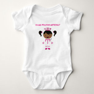 T-shirt Princesa Astronauta Bebê Bodyfit