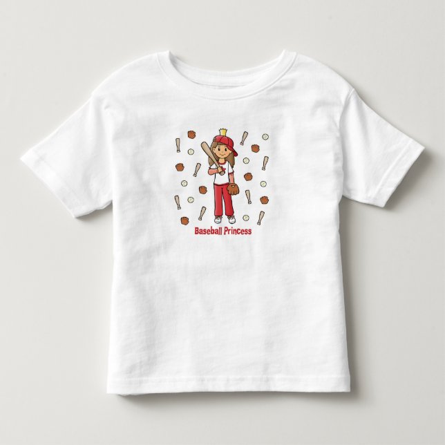 T-shirt Princesa Baseball (Frente)