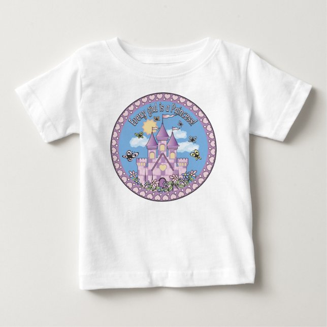 T-shirt Princesa Castle (Frente)