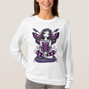 T-shirt Princesa cor-de-rosa Fada Arte Parte superior de
