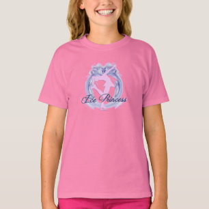 T-shirt Princesa Cor-de-rosa/roxo do gelo