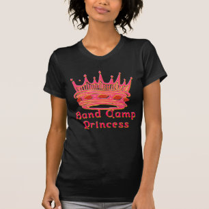 T-shirt Princesa do acampamento da banda