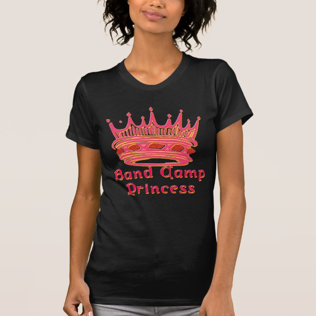 T-shirt Princesa do acampamento da banda (Frente)