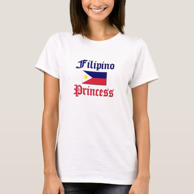 T-shirt Princesa filipina (Frente)