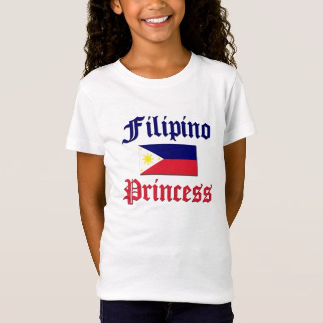 T-shirt Princesa filipina (Frente)