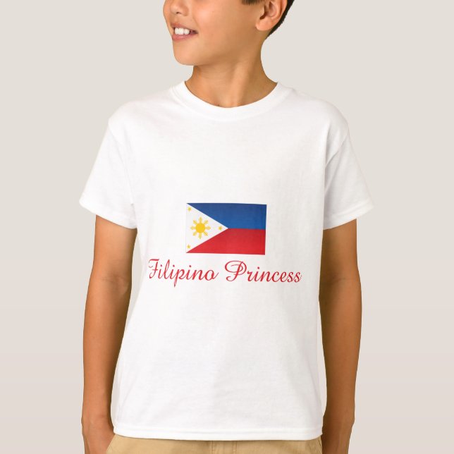 T-shirt Princesa filipina 1 (Frente)
