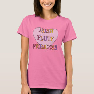 T-shirt Princesa irlandesa da flauta