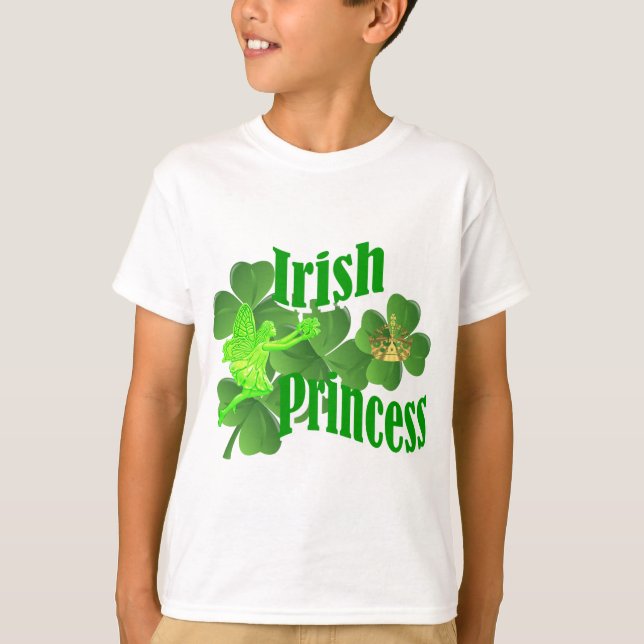 T-shirt Princesa irlandesa e fada (Frente)