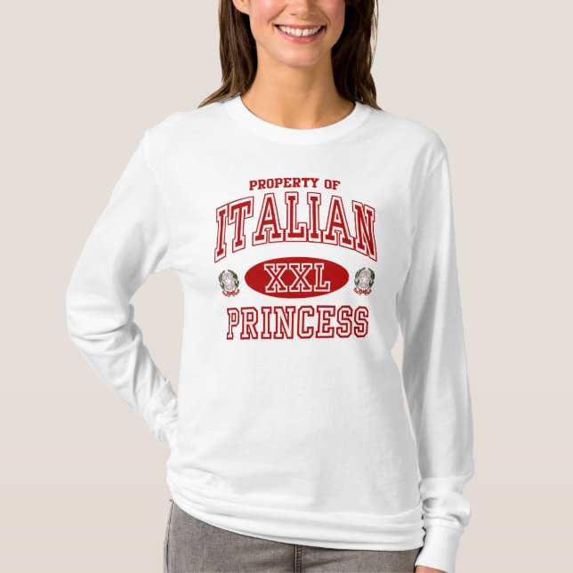 T-shirt Princesa italiana (Frente)